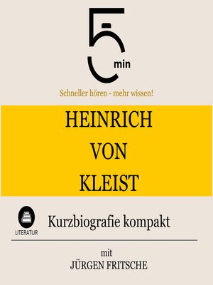 cover image of Heinrich von Kleist